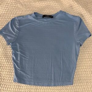 Amazon Sky Blue Short Sleeve Crewneck Tee